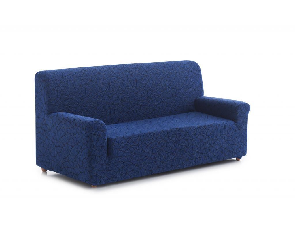 Husa elastica pentru canapea Segrelles 70×100 cm – Blindecor, Albastru Blindecor